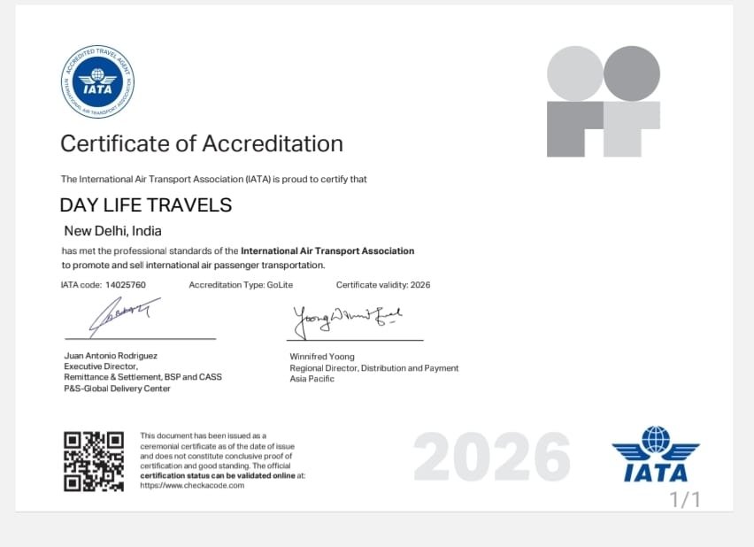 IATA Certificate